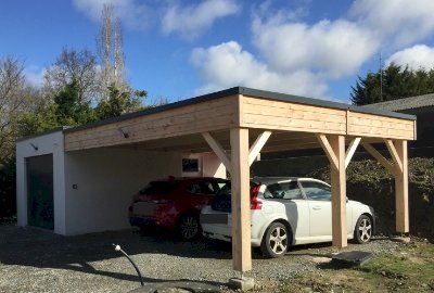 GARAGE BETON ENDUIT par ABRIDIS